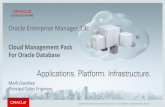 Oracle Enterprise Manager 13c - Amazon S3 · Oracle Enterprise Manager 13c Cloud Management Pack For Oracle Database Oracle Confidential – Internal/Restricted/Highly Restricted