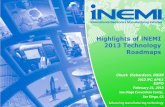 Highlights of iNEMI 2013 Technology Roadmapsthor.inemi.org/webdownload/Pres/APEX2013/iNEMI_RM_APEX_2013.pdf · INEMI Member Business Type North America Asia Region Europe Totals OEM