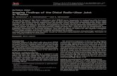 Imaging Findings of the Distal Radio-Ulnar Joint in Trauma · Imaging Findings of the Distal Radio-Ulnar Joint in Trauma M. Mespreuve*,†, F. Vanhoenacker*,†,‡ and K. Verstraete†