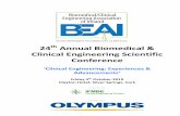 Experiences BEAI ASC Programm… · Peck Ha TAN, Honorary Secretary, Singapore BES 11.45 – 12.00pm Clinical Engineering - The Future of Clinical Engineering Richard Scott, Head