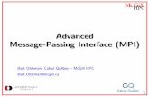 AdvancedAdvanced Message-Passing Interface (MPI)Message ... Message-Passing Interface (MPI)Message-Passing
