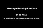 Message Passing Interface - SPCL MPI (Message Passing Interface) ¢â‚¬¢ A message passing specification