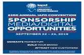 63RD ANNUAL IAPD CONVENTION SPONSORSHIP …€¦ · CONVENTION PROGRAM GUIDE ADS – $1,500 • Full-page display advertisements (7-3/4" x 10") • The Convention Program Guide is