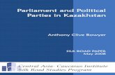 Parliament and Political Parties in Kazakhstan“Parliament and Political Parties in Kazakhstan” is a Silk Road Paper published by the Central Asia-Caucasus Institute and the Silk