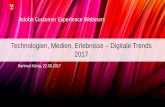 Technologien, Medien, Erlebnisse – Digitale Trends 2017 · 2020-05-11 · Ihre Organisation in 2017. Social Marketing. Customer Experience, Content Marketing, Data Driven Marketing,