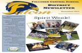 Upcoming Events Spirit Week! - Falconer …...ceiling of the dome. This year it was especially exciting to talk about the supermoon lunar eclipse that occurred on September 27. Sixth