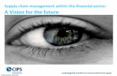 Supply chain management within the financial sector: A ... · Leading global excellence in procurement and supply Everything starts with an E! The procurement world is automated -