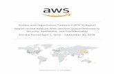 System and Organization Controls 3 (SOC 3) Report …d0.awsstatic.com/.../compliance/soc3_amazon_web_services.pdf©2018 Amazon.com, Inc. or its affiliates System and Organization Controls