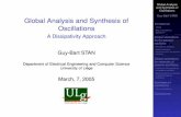 Global Analysis and Synthesis of Oscillationsstan/PhD_Presentation_final.pdfGlobal Analysis and Synthesis of Oscillations A Dissipativity Approach Guy-Bart STAN Department of Electrical