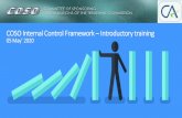 COSO Internal Control Framework Introductory training€¦ · Risk Example Internal control? • Internal control is a process, effected by an entity’sboard of directors, management