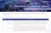 THE DATA INCUBATOR REPLY COURSE CONTENT Documents/Data... · Visualization Data science is about helping humans understand the story behind the data and visualizations ... data and