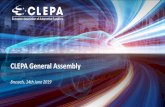 CLEPA General Assembly - FKG · 5 09h00 –General Assembly opening • Welcome and introduction by Mr Roberto Vavassori, CLEPA President 09h05 –I. Formal and financial matters