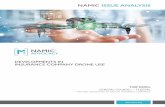 NAMIC ISSUE ANALYSIS · billion worldwide in 2018 to $13.1 billion in 2027, a 12.9 percent compound annual growth rate.” Globally, it predicts that commercial drone use will surpass
