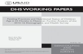 DHS WORKING PAPERSDHS WORKING PAPERS 2018 No. 136 Kyaw Swa Mya Aung Tin Kyaw Thandar Tun June 2018 This document was produced for review by the United States Agency for International