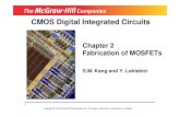 CMOS Digital Integrated Circuitsqli/ECE431/ch_02_fabrication.pdf · 4 © CMOS Digital Integrated Circuits – 3rd Edition Single Crystal Growth Pure silicon is melted in a pot (1400C)