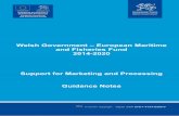 Welsh Government European Maritime and Fisheries Fund 2014 ... · 28. Eligible activities are marketing projects for fishery and aquaculture products that: • create producer organisations,