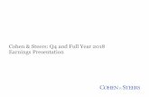Quarterly Earnings Presentation - Cohen & Steers Capital ...€¦ · 4 $99.3 $94.4 $94.2 $98.2 $93.6 Revenue, as adjusted $ in millions The presentation of 2017 amounts has been recast
