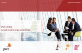 PwC India Legal technology solutions 2018-12-21آ  Our technology solutions Legal and Regulatory Compliance
