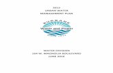 2015 URBAN WATER MANAGEMENT PLAN · 2019-06-17 · 3.3 Water Demand Projections ... Section 8: Water Audit/Water Loss Control ... • Forecasting future water demands and water supplies