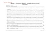 Oracle Consulting Midsize Services Descriptions … · Oracle Consulting Midsize Services Descriptions v061319.docx Page 1 of 195 ... B85726 Oracle Consulting Add On Implementation