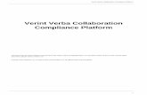 Verint Verba Collaboration Compliance Platform€¦ · 101 1.8.9 MetadataAdd ... Branding and customization — The Verba Web Application is designed to allow changes to the look