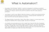What is Automation? - anaviguatemala.org · • For Metabolism: Water is involved in every aspect of poultry metabolism. It plays important roles in regulating body temperature, digesting
