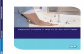 Infection control in the built environment · Infection control in the built environment Infection control in the built environment ... particular stage to achieve designed-in infection
