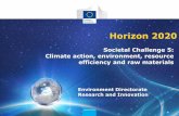 Horizon 2020 - Obzor 2020. - Hr 2020 Societal Challenge 5.… · Horizon 2020 Societal Challenge 5: Climate action, environment, resource efficiency and raw materials . State of Play