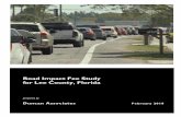 Road Impact Fee Study for Lee County, Florida...Source: 2015 maximum fees from Duncan Associates, Road Impact Fee Update, Lee County, Florida, January 2015; updated fees from Table