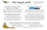 Wagtail - Amazon S30… · Wagtail Welcome to the September edition. All local churches and community groups are welcome to send in news of their activities to Wagtail – reports