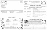 The Vineyard Press - Clover Sitesstorage.cloversites.com/stmarkslutheranchurch1... · The Vineyard Press e 12 St. Mark’s Annual Children’s Christmas Program It’s groggy chaos