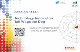 Session 15148 Technology Innovation: Tail Wags the Dog · Session 15148 Technology Innovation: Tail Wags the Dog Diana.Donnellan@gmail.com Find me on Linkedin.com! ... Gartner: Top