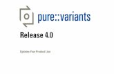 Release 4 - pure-systems...IBM Rational DOORS IBM Rational DOORS Next Generation IBM Rational Rhapsody NoMagic MagicDraw (Preview) Source Code Management Version Control Systems Sparx