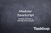 Modular JavaScript - EclipseCon Europe 2019 · 2017-12-06 · The original approach Script tags! All code is global "6