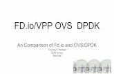 FD.io/VPP OVS DPDK · 2020-03-21 · Open vSwitch Performance w/DPDK Intel® Open Network Platform Release 2.1 Performance Test Report DPDK Can Scale OVS ... Neutron ML2 Netconf ODL