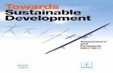 Towards Sustainable Development · 2019-11-26 · Business Units, Competence Centres and Business Support Centres. The Sustainable Development Steering Committee includes people representing