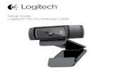 Setup Guide Logitech® HD Pro Webcam C920 · your webcam software. Choose your operating system and then follow the on-screen prompts to download and install the software. Connect
