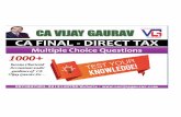 CA Final-Direct Tax MCQ Prepared & Compiled by CA Vijay Gaurav · CA Final-Direct Tax MCQ Prepared & Compiled by CA Vijay Gaurav VG Professional Studies (P) Limited Page | 3 Question