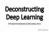 Deconstructing Deep Learning - Big Data Conference Europe 2019 · Deep Learning 101 Convolutional Neural Networks Recurrent Neural Networks @markawest. How computers «see» images
