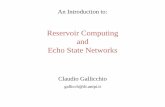 Echo State Networks - unipi.itdidawiki.cli.di.unipi.it/lib/exe/fetch.php/magistraleinformatica/aa2/... · Echo State Networks ... • Recurrent Neural networks for supervised learning