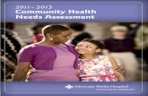 2011– 2013 Community Health Needs AssessmentTrinity Hospital’s Community Health Needs Assessment. Our mission is to meet the health needs of the ... • We are guided by the principles