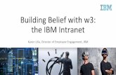 Building Belief with w3: the IBM IntranetSource: “Why Your Employees Hate Your Outdated Intranet”, Website Magazine I can't find the information I need to do my job. My intranet