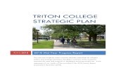 Triton College Strategic Plan · Triton College’s strategic plan is designed to drive holistic planning at the institution by integrating the college’s governance, operations,