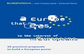 60 practical proposals to build a European power · A detailed roadmap for the European Union 37 3.1. Determining which prerogatives can best be exercised by the European Union and
