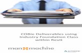 COBie Deliverables using Industry Foundation Class within ......(COBie) is a non-proprietary data format, used for the publication of a subset of building information models (BIM)