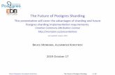 The Future of Postgres Sharding - PostgreSQL EuropeTitle: The Future of Postgres Sharding - This presentation will cover the advantages of sharding and future Postgres sharding implementation