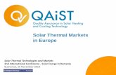 Solar Thermal Markets in Europe - European Commissionec.europa.eu/energy/intelligent/projects/sites/iee... · Solar Heating and Cooling •Also known as solar thermal or solar water