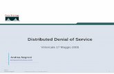 Distributed Denial of Service - Cisco - Global Home …Name: DISTRIBUTED DENIAL OF SERVICE What: DDoS attacks block legitimate users from accessing network resources How: DDoS attacks