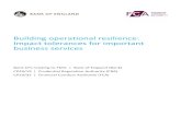 Building operational resilience: Impact tolerances for ... · Building operational resilience: Impact tolerances for important business services 3 Significant changes since the DP