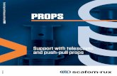 PROPS - Scafom-rux€¦ · AN-type props have outer screw threads for fine adjustment and flat top and base plates for use with system formwork or wooden joists. The AN prop can be